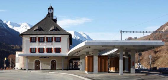 Umbau Bahnhof Scuol Tarasp